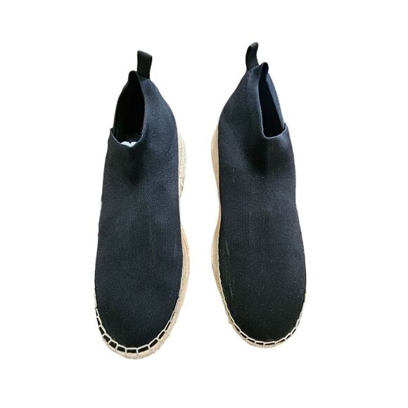 I.N.C. International Concepts Waldaf black platform espadrilles shoes Sz 10 - Picture 3 of 5